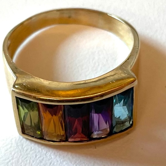 H. Stern Yellow Gold Rainbow Ring. Size 9 1/2.